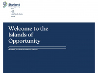 shetland.org Webseite Vorschau