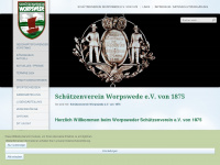 schuetzenverein-worpswede.de Webseite Vorschau