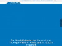 forum-thueringer-wald.de Webseite Vorschau