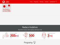 nadacevodafone.cz Webseite Vorschau