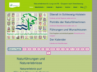 naturfuehrer-sh.de Webseite Vorschau