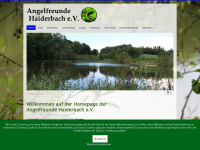 angelfreunde-haiderbach.de Webseite Vorschau