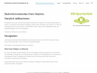 badmintonverband-kreisdiepholz.de Webseite Vorschau