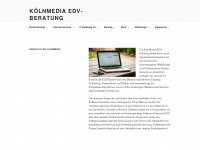 koelnmedia-edv.de Webseite Vorschau