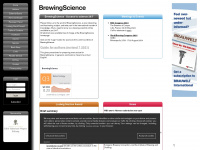 brewingscience.de Webseite Vorschau