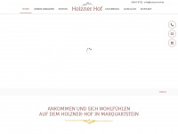 holzner-hof.de Webseite Vorschau