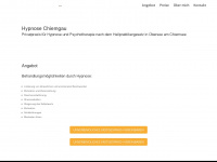 hypnose-chiemgau.de Webseite Vorschau
