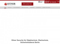 eitner-security.de Webseite Vorschau