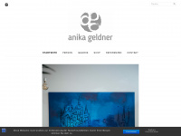 anika-geldner.de Webseite Vorschau