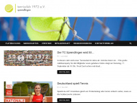 tennisclub-sprendlingen.de Webseite Vorschau