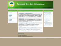 tennisclub-wilhelmshorst.de Webseite Vorschau