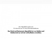 alpenblick-gspon.ch Webseite Vorschau