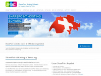 sharepoint-foundation-hosting.ch Webseite Vorschau