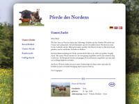 pferde-des-nordens.net Webseite Vorschau