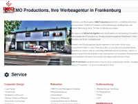 emo-productions.com Webseite Vorschau