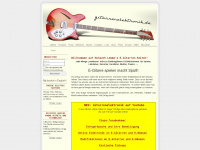 gitarrenelektronik.de Webseite Vorschau