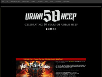 uriah-heep.com Webseite Vorschau