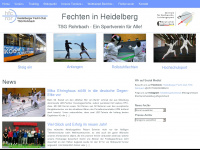 fechten-in-heidelberg.de Webseite Vorschau