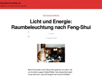 feng-shui-einrichten.de Webseite Vorschau