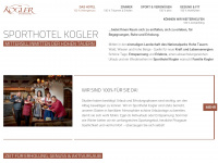 hotel-kogler.at Webseite Vorschau