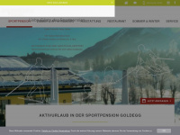 sportpension-goldegg.at Webseite Vorschau