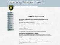bergbauverein-ruedersdorf.de Webseite Vorschau