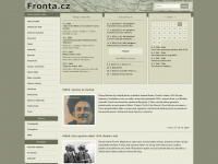 fronta.cz Webseite Vorschau