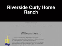 riverside-curly-horses.de Webseite Vorschau