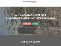 zimmervermietung-stresemann.de Webseite Vorschau