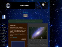 astroverde.org Webseite Vorschau