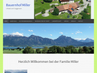 bauernhof-miller.de Webseite Vorschau