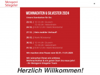 metzgerei-stiegeler.de Webseite Vorschau