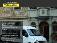 taxischmid.ch Webseite Vorschau