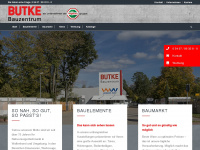 butke-bauzentrum.de Webseite Vorschau