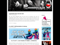 antifa-uelzen.org Webseite Vorschau