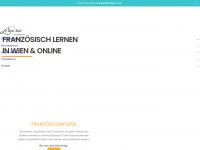 franzoesisch-lernen.at Webseite Vorschau
