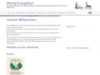 mering-evangelisch.de Webseite Vorschau