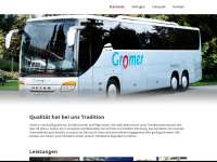 omnibus-gromer.de Webseite Vorschau