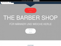 thebarber.ch Webseite Vorschau