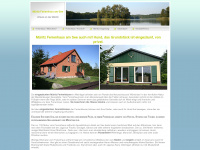mueritzsee-ferienhaus.de Webseite Vorschau