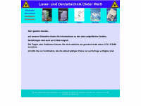 laser-dental.de Webseite Vorschau