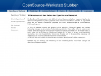 opensource-werkstatt-stubben.org Webseite Vorschau
