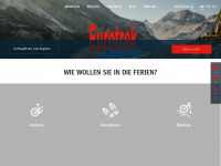 eurotrek.ch Webseite Vorschau