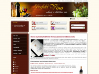 perfekt-vino.cz Webseite Vorschau