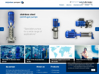 dp-pumps.com Webseite Vorschau
