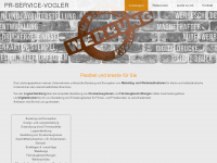 pr-service-vogler.de Webseite Vorschau