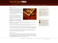 handmadechess.co.uk Webseite Vorschau