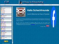 chess-in-friendship.de Webseite Vorschau