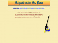 schreibstube-st-peter.de Webseite Vorschau