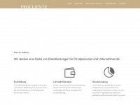 procliente.ch Webseite Vorschau